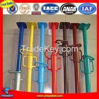 China formwork system manufacturer dip painted scaffolding steel prop