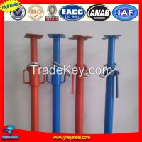 light/heavy duty painted/galvanized scaffold adjustable steel prop for formwork system