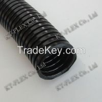 liquid tight corrugated PE cable protection double deck split flexible tube