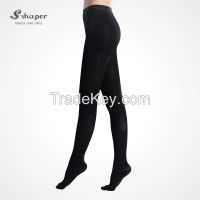 S-Shaper Thickness Fashion Varicose Leg Shaper Slim Stockings Opaque Withfoot Compression Tights