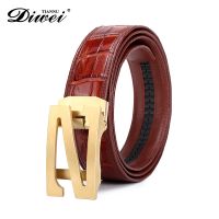 High-end Custom Genuine leather alligator belt, crocodile skin belt