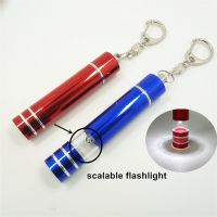 Best Portable Mini LED Flashlight Keychain Aluminum Alloy LED Torch with D hook / Key rings super bright LED mini Flashlights Mini LED light