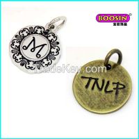 Wholesale Custom Logo Stamped Metal Tag