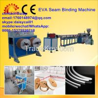 eva foam seam binding solid piping profile machine