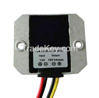 Waterproof  DC-DC Converter DC 12V Step-up to 19V 4A 76W Boost Notebook Car Power Module