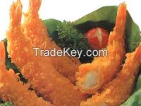 Frozen breaded shrimp