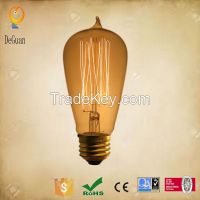 60W Edison bulb - ST58L E26 120V vintage light bulb