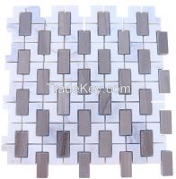 Asian Statuary Marble Tile (Trellis, Athens & Grey)