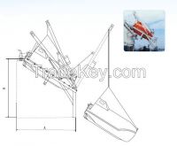 Launching appliance of free-fall lifeboat