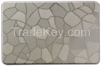 Rose Gold Mirror Finish, Etched, Embossed, Stainless Steel Sheets