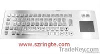 vandal-proof metal keyboard/kiosk keyboard/panel mount keyboard