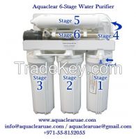 Aquaclear Home Water Purifier R. O. + UV System 6- Stage's 