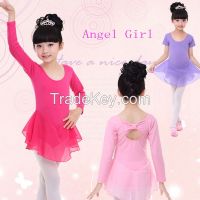 Chiffon Cotton Girls Kids Children Ballet Dance Dress