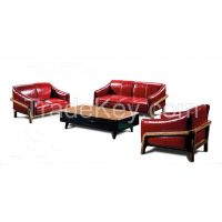 Leather Sofas Wood Framed