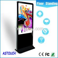 42&quot;kiosk digital signage screen , floor stand advertising display with totem price