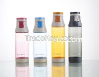 400ml flip top water bottle with lid