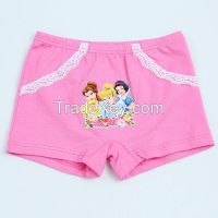 Lovely princess print girls' panties girls brief