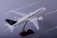 B787 resin plane model Star Alliance
