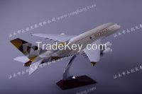 A380 resin plane model Etihad