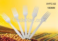 Eco-friendly Disposable Biodegradable Plastic  Fork