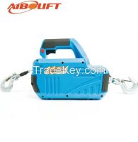 Electric winch with variable speed