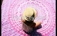PINK OMBRE WALL HANGING BEACH THROW