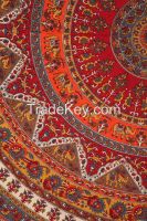 Indian Star Mandala Hippie Tapestry Bedspread