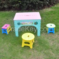 Durable Outside furniture Plastic Folding Square Table And Chair