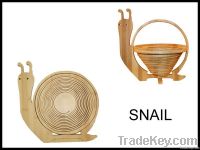 Folding Fruit Basket (snail Shape