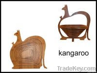 Folding Fruit Basket (gangaroo Shape
