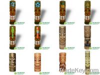 Tiki Totem Poles