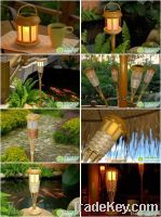 Solar Tiki Torch Light