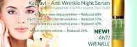 Kaptavi &acirc;�� Anti Wrinkle Night Serum with Pentapeptide-3 &amp; Micronized 24ct. Gold