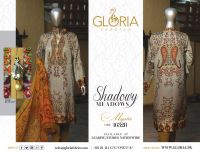 Shadowy Meadows - Digital Printed 3-Piece Unstitched Vintage Silk Pakistani Designer Suit Collection For Women