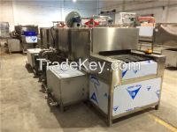 Full automatic bread plate spraying cleaning equipment