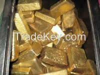 Gold dust and bars for sale (23 carats)