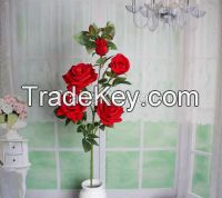 High quality wedding favor artificial rose flower bouquet