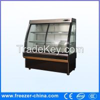 Curved Glass Static Cooling Cake Fridge