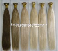 Hot sale Hair Extension 100% human hair I tip Hair  braziline remy Virgin hair