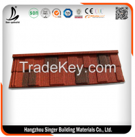 2016 Colorful New Design Chinese Style Stone Coated Metal Roof Tile Ho