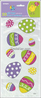 20 Easter Egg Print Long Cellophane