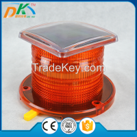 Solar aviation obstruction warning light tower light