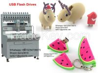 New condition Rubber keyring PVC keychain micro injection machine