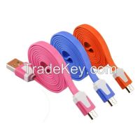 Retractable USB flat cable, 2.0 A/M TO micro 5p B/M