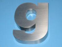 Outdoor signs stainless steel letter logo channel lettering customized signage