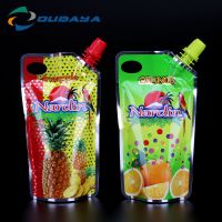 Plastic stand up pouch for juice