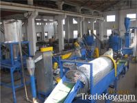 Pet Bottle Flakes Washing Line