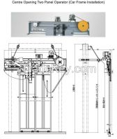 Center Opening Two Panel Operator 