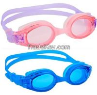 hot selling anti-fog customized junior swimming goggles with quickly buckle