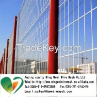 curvy welded mesh fence/European style garden zone fence (Manufacturer)